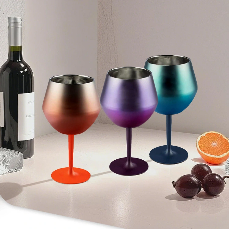 Stainless Steel Wine Glass