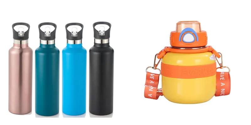 The differences between a flask and a water bottle